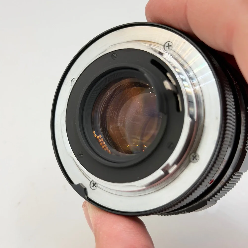 Konica Autoreflex T 35mm SLR Camera with Hexanon AR 52mm f1.8 Lens Silver TESTED